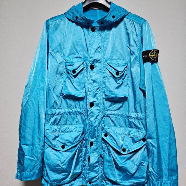 스톤아일랜드 NYLON RASO-TC 후드 자켓