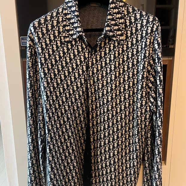 디올 오블리크 오버 셔츠[XXL]