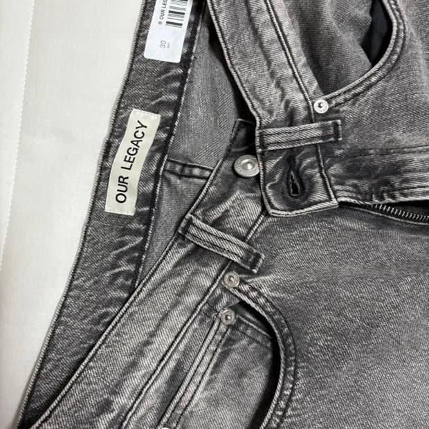 아워레가시 데님 팬츠 익스텐디드 써드 컷 30