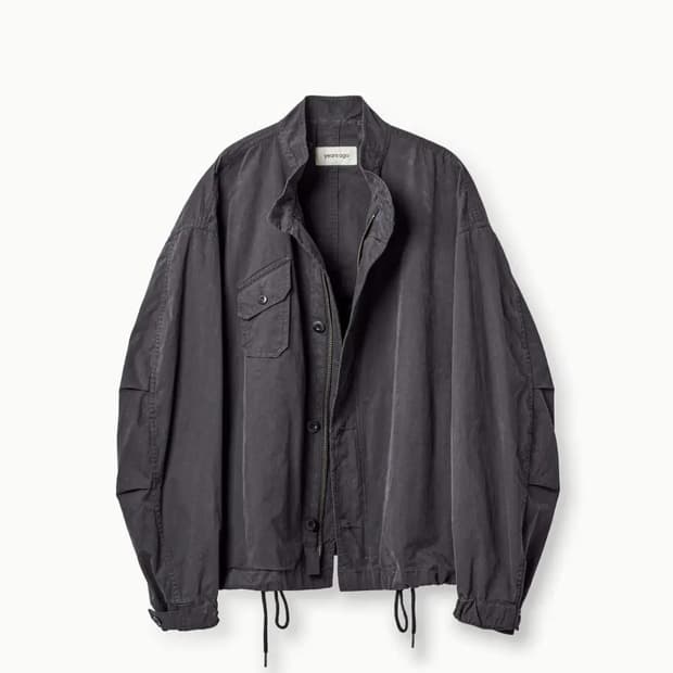 (새상품)이얼즈어고 워시드 랜드파카 차콜 2(m)사이즈