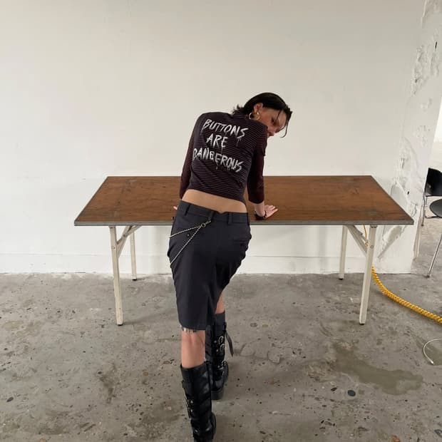 데어드 레이어드 스커트