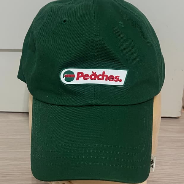 피치스 Peaches 모자 그린 새제품