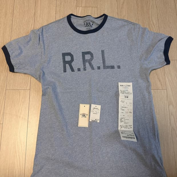 rrl 링거티 반팔티 m 사이즈