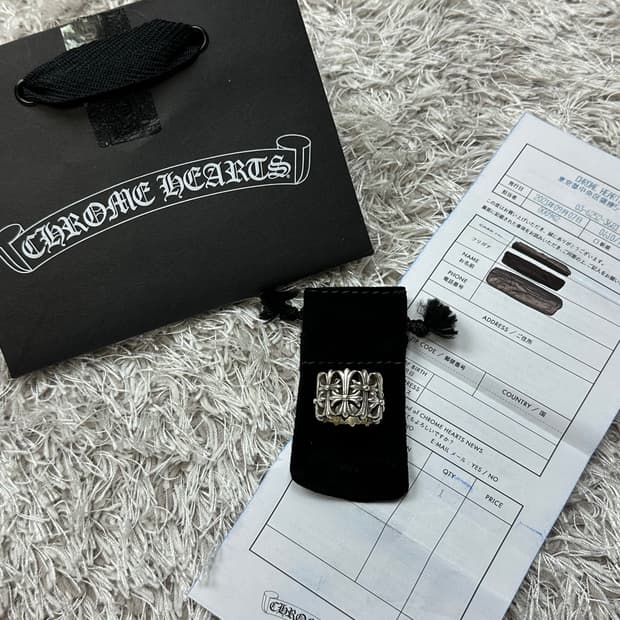 [US 9] 정품 크롬하츠 세메터리링