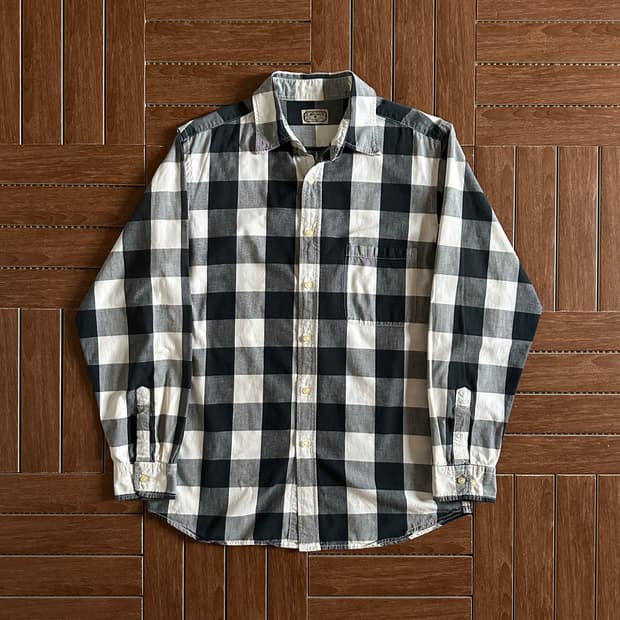 Marland check pocket cotton shirts