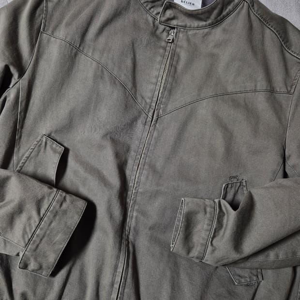 벨리에 세리프 해링턴자켓 올리브 04