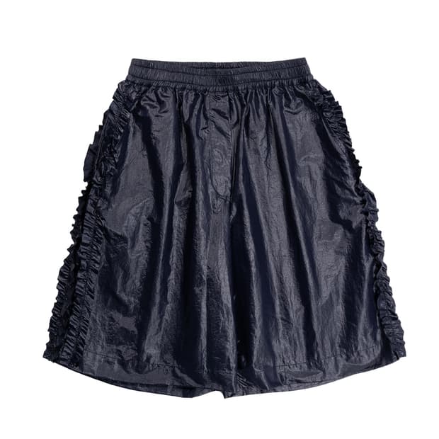 [생긴 스튜디오] RUFFLE NYLON CULLOTTE PANTS