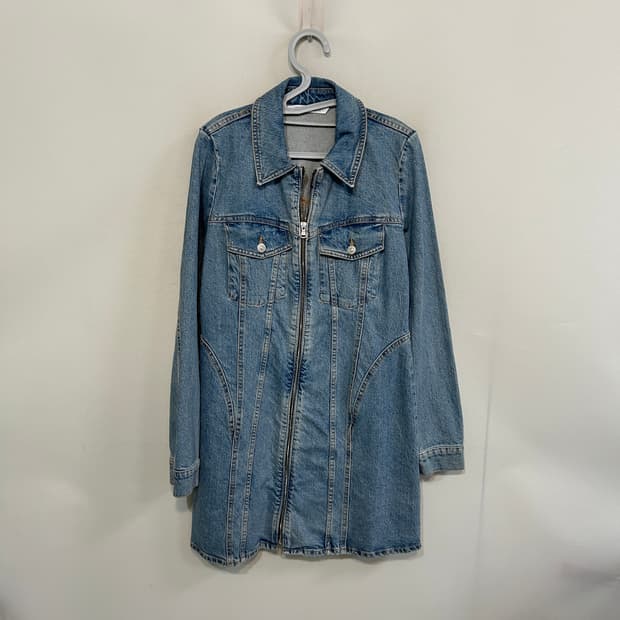 자라 데님 원피스 L 