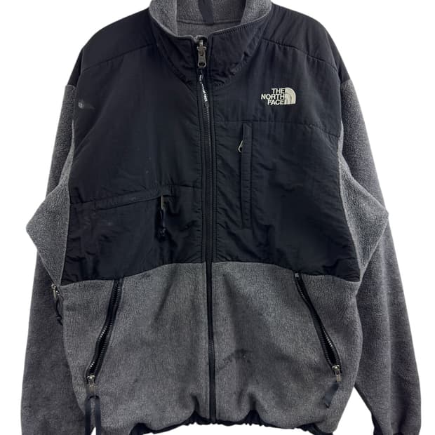 노스페이스 데날리 후리스 그레이블랙 집업1491