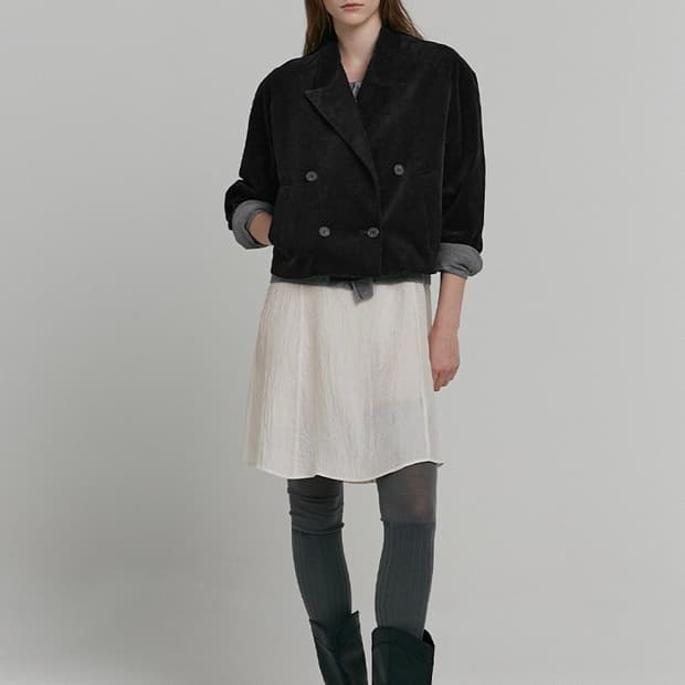 로우타이드 코듀로이 숏 자켓