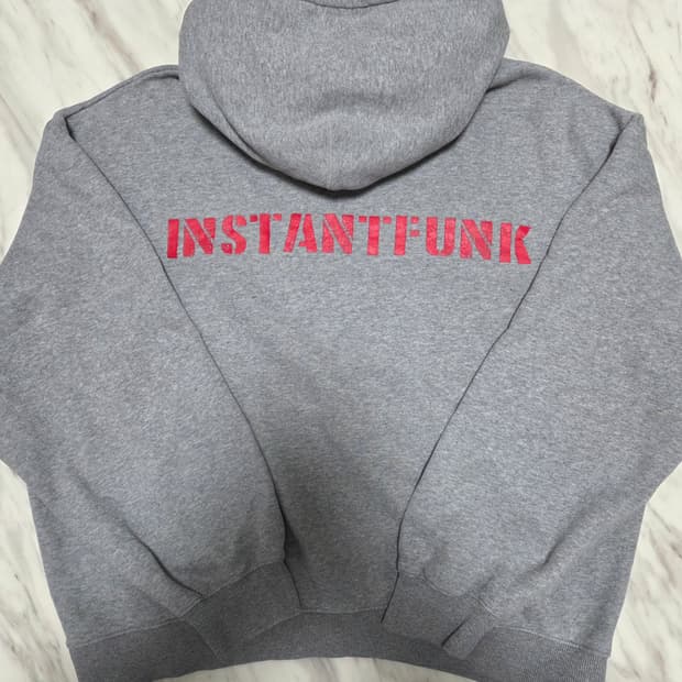 인스턴트펑크 오버핏 후드티