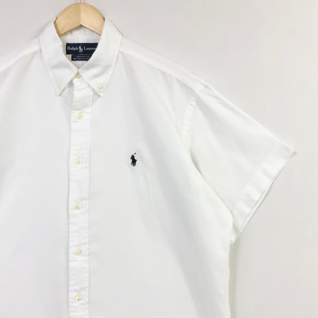 XL 폴로 화이트 셔츠