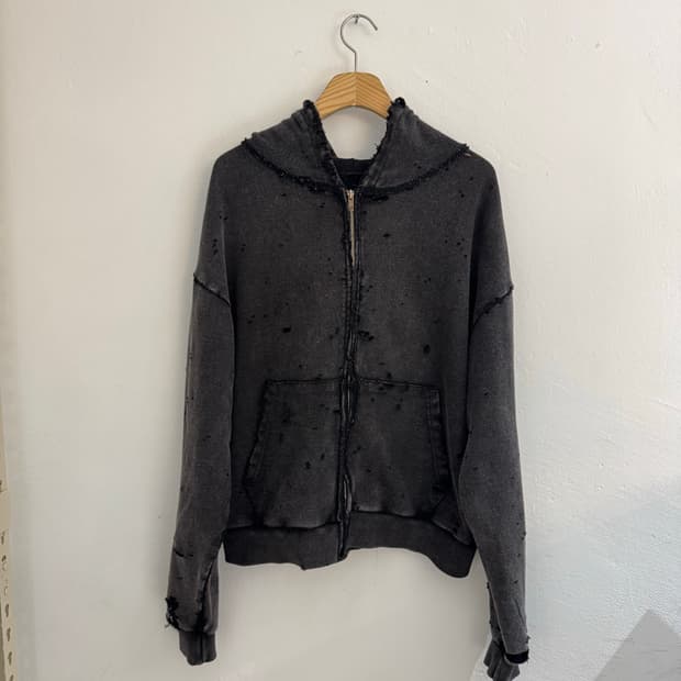 빈티지 커스텀 후드집업