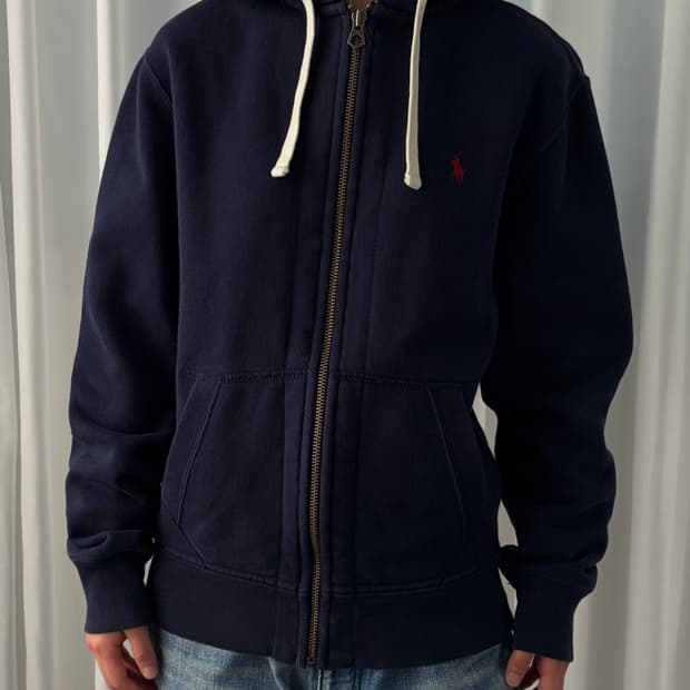 [S]폴로 랄프로렌 써멀 후드집업 navy