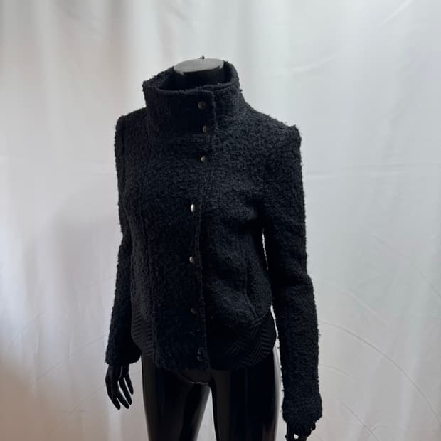 banana republic / 바나나리퍼블릭 하이넥 크롭 버튼 자켓