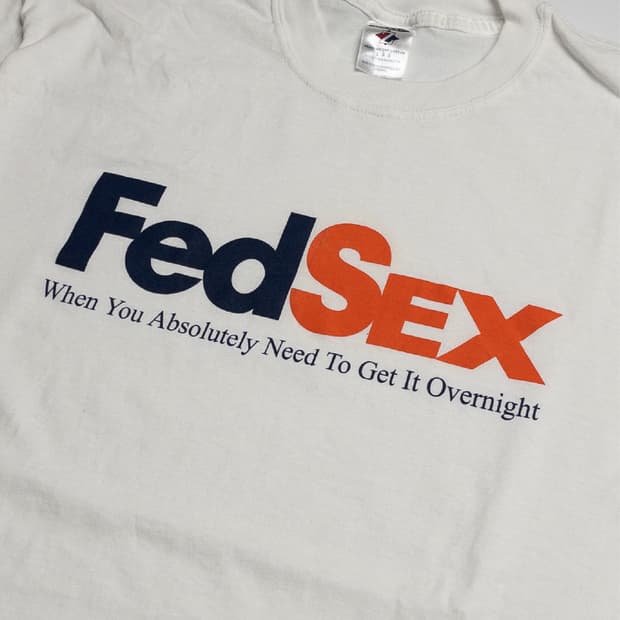 00's 페덱스 패러디 FedSex 티셔츠