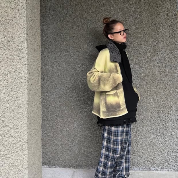 에크루 퍼버즈 가디건