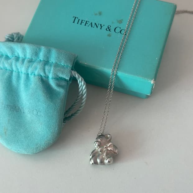 Tiffany & Co. Teddy Bear 925Silver Neckl