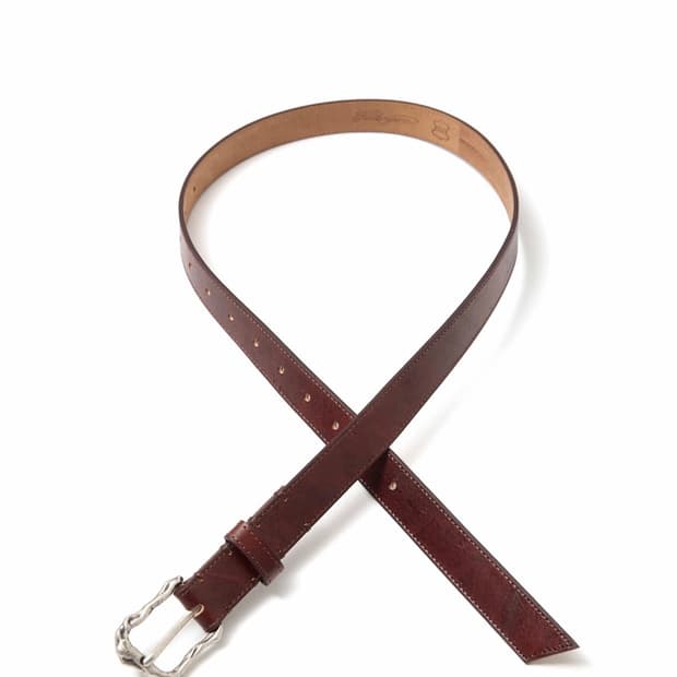 (구매) 해칭룸 Rock Buckle Belt Cognac