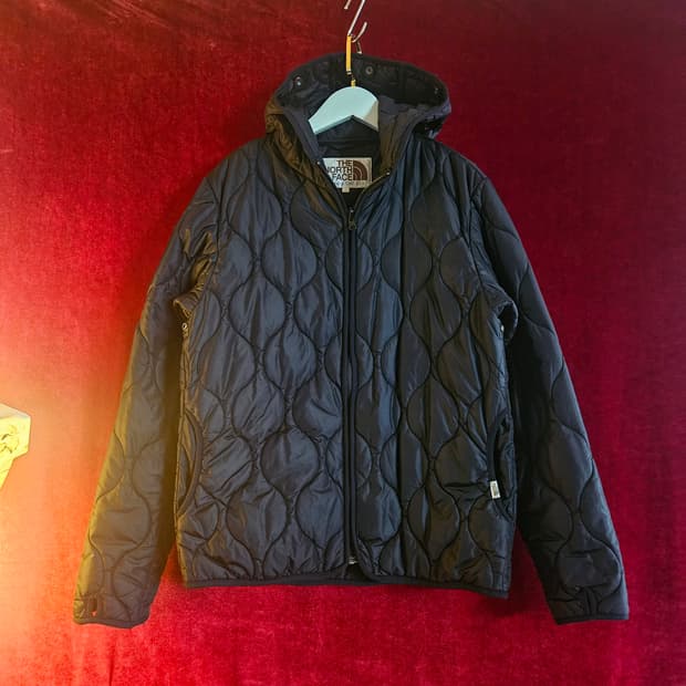 노스페이스 화이트라벨 퀄트 깔깔이 후디 자켓 L size