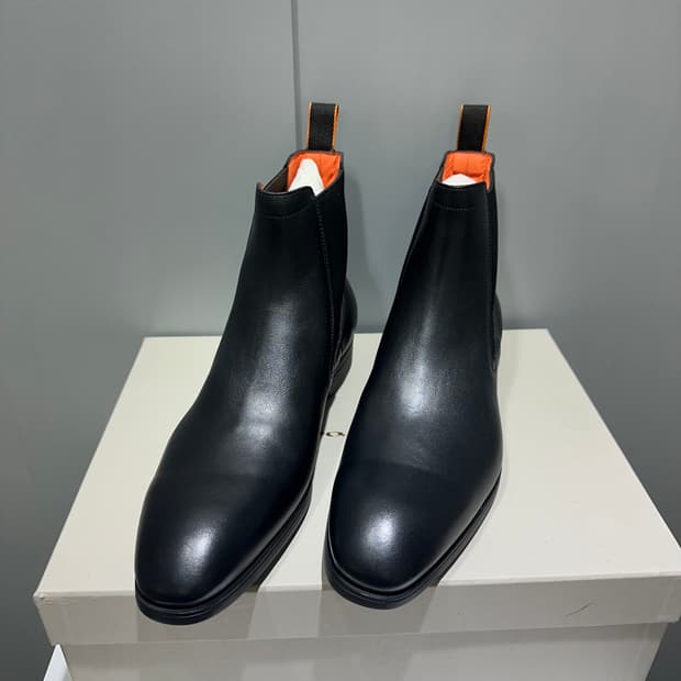 (정품/새상품) SANTONI 산토니 남성 레더 첼시 부츠