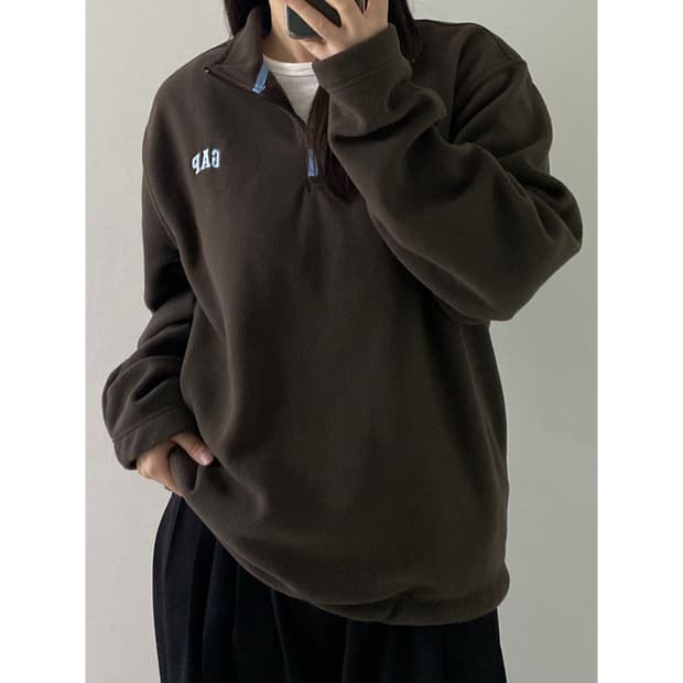 갭 반집업 후리스