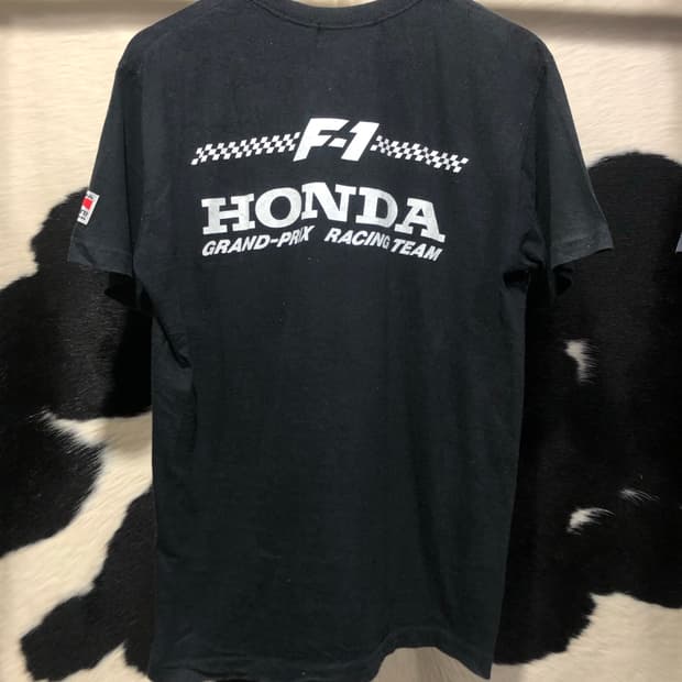 Honda 프린팅 블랙 반팔 