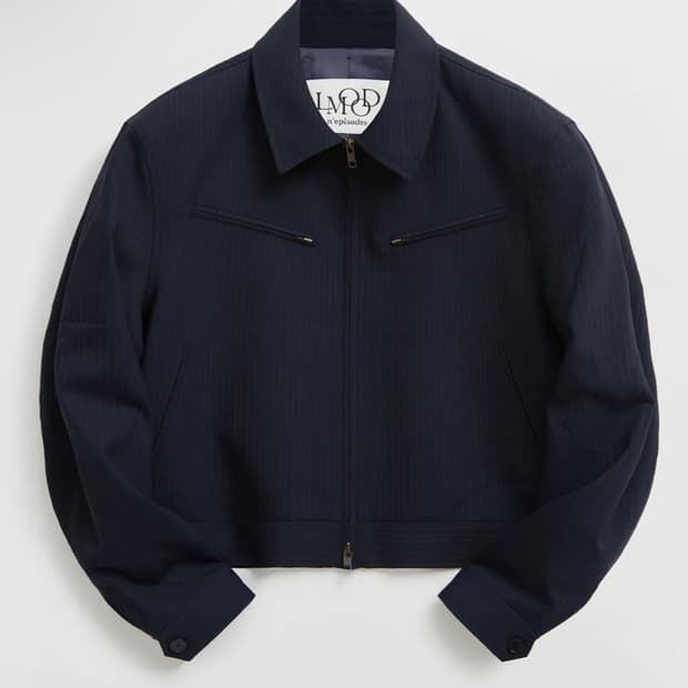 [48] 엘무드 리겔 울 실크 블렌드 스트라이프 셋업(자켓, 슬랙스)