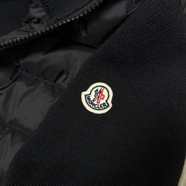 몽클레어 니트패딩 s (트리콧)