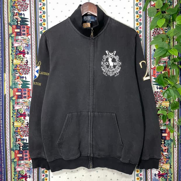 폴로랄프로렌 빅포니 블랙와치 집업