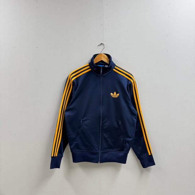 공용 M / 아디다스 파이어버드 져지 트랙탑 네이비/옐로우