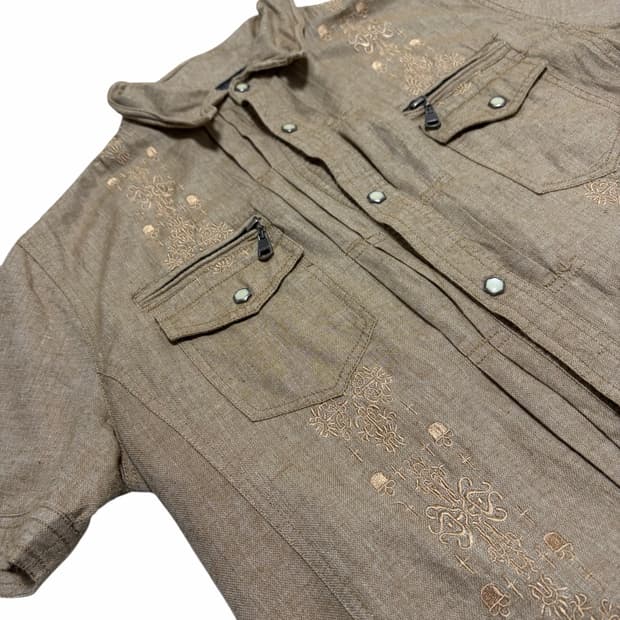 IN THE ATTIC tribal embroidered shirts