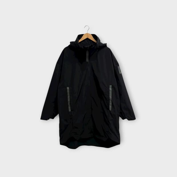 아디다스 블랙 후드 바람막이 2XL 