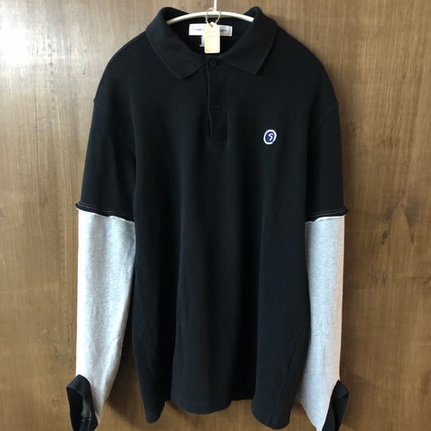 Comme des garcons shirt 레이어드 카라티 m