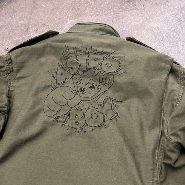 80’s M-65 필드자켓(자수 커스텀)