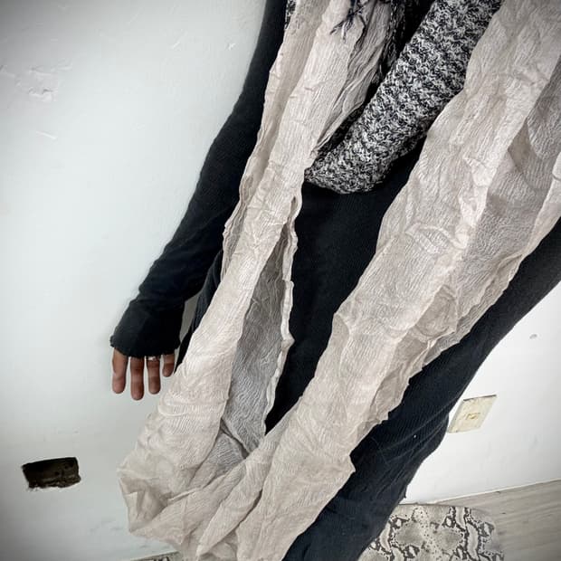 “Vintage” Layered Scarf