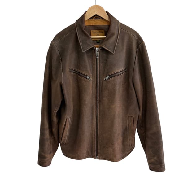 팀버랜드 90‘s 카우하이드 레더 자켓