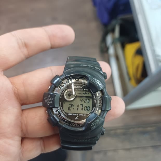 카시오 빈티지 베이지지 baby-G 프로그맨 전자시계