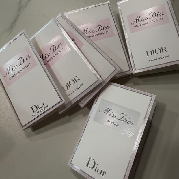 6종 일괄)미스 디올 블루밍부케5개+미스디올퍼퓸1개
