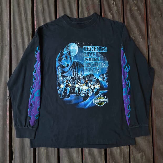 할리데이비슨 울프 플레임 슬리브