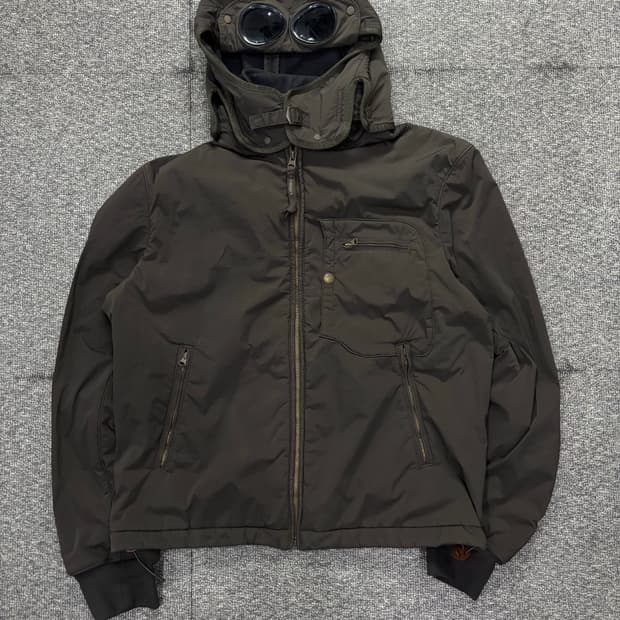 CP company NYCRA 나일론 쉘 고글 자켓