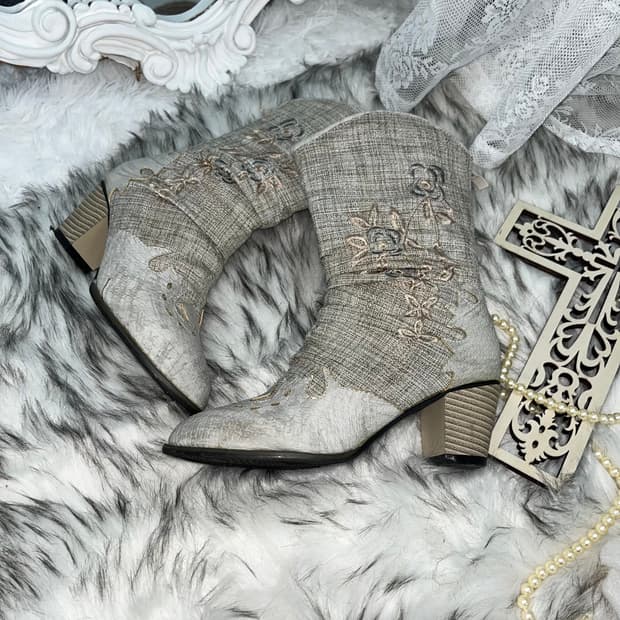 빈티지 웨스턴 숏부츠