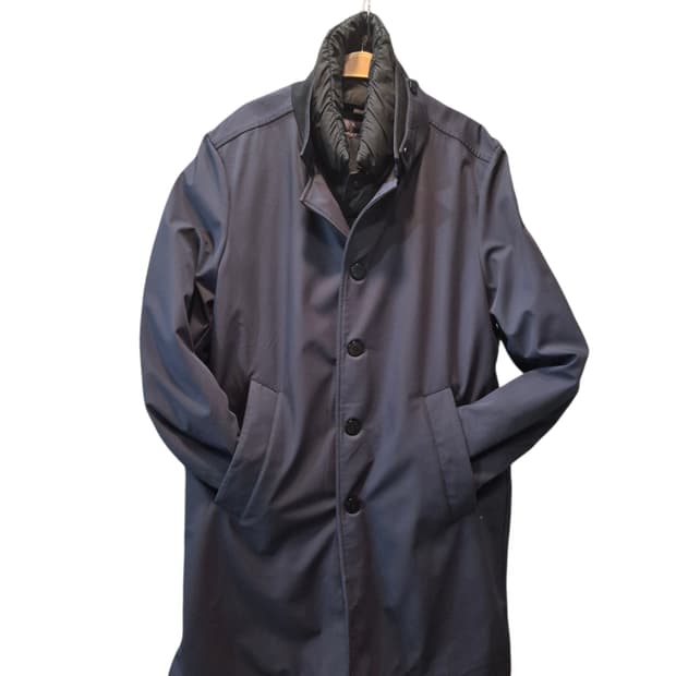 이태리 DUNO 남성 패딩반코트