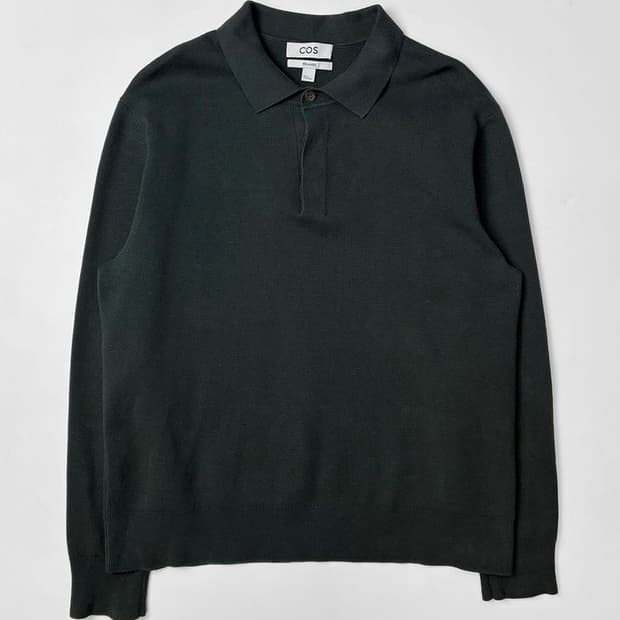 코스 COS 미니멀 니트 폴로 롱 슬리브 PN5196