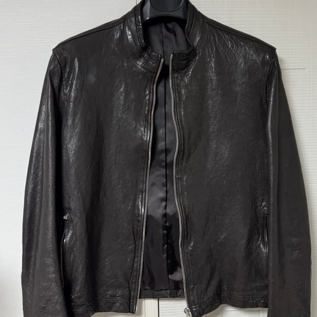 도메스틱 이태리 렘스킨 레더자켓 L