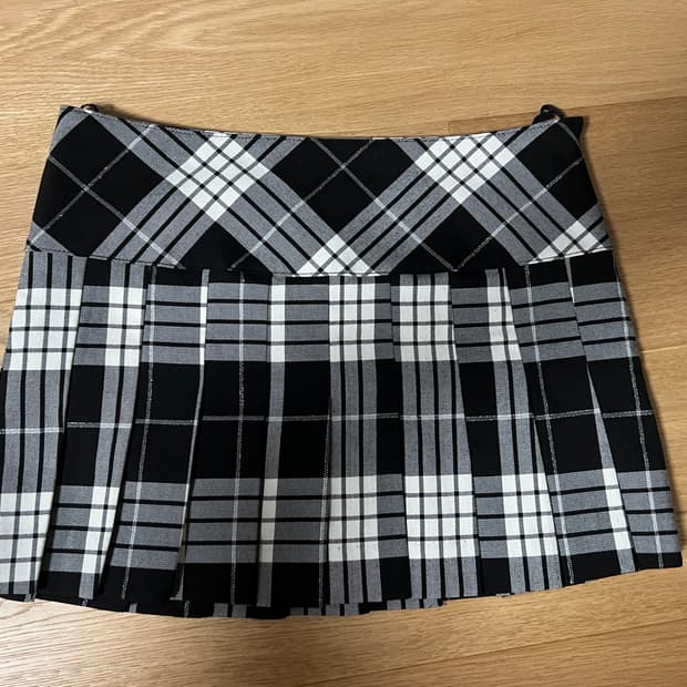 cecile mcbee skirt 세실맥비 체크 스커트