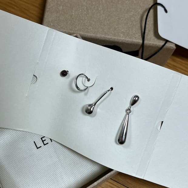 르메르 이어링 세트 