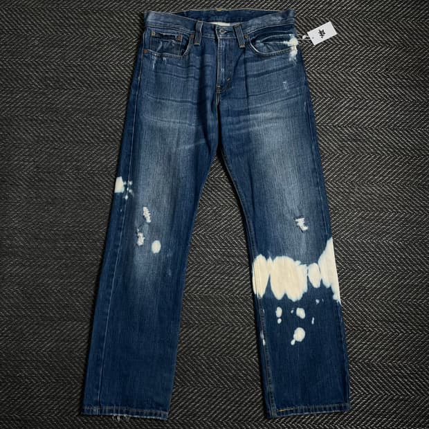 리바이스 514 블리치드 타이다이 데님 팬츠o 3995