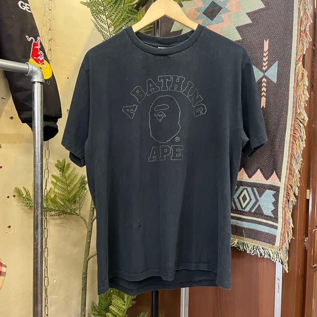 베이프 컬리지 블랙 반팔티 #csz739