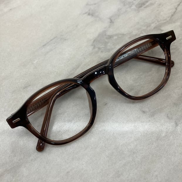 B88 DMN 투명 브라운 웰링턴 뿔테 안경128